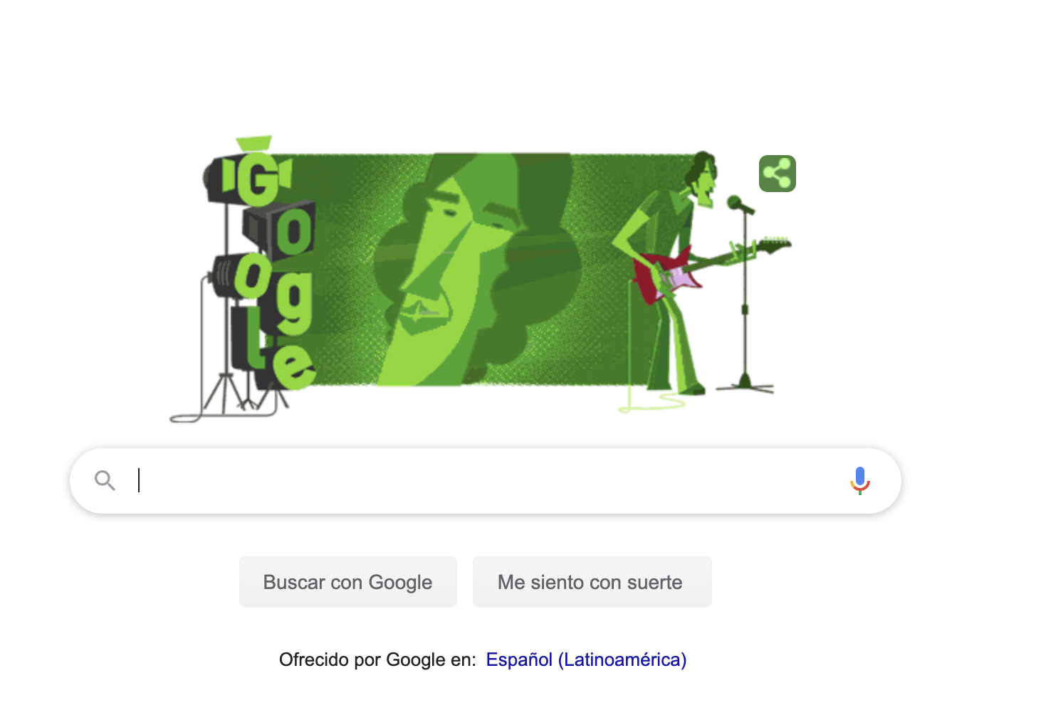 Google rinde homenaje a Luis Alberto Spinetta